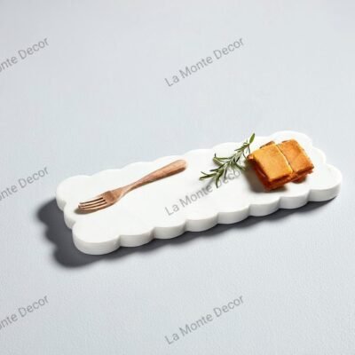 Charcuterie Board White Marble Platter