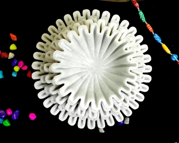 Decorative Ruffle Bowl | Fruit Bowl - Image 4
