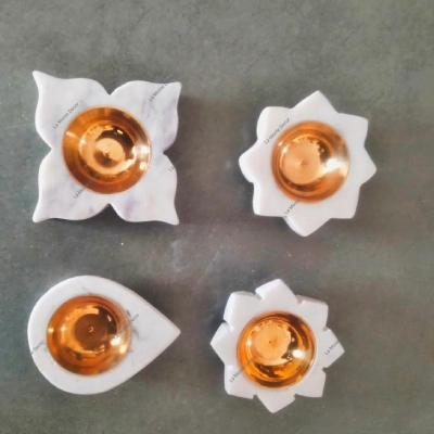 Decorative Marble Diya