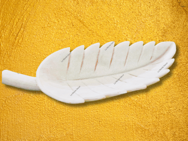 Marble Leaf Serving Platter - Image 3