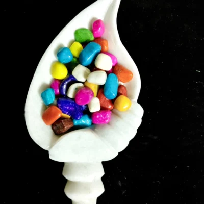 Marble Shell Shaped Bowl