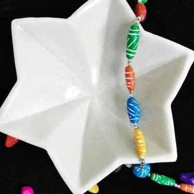 Decorative Star Lotus Shape Ruffle Bowl Fruit Bowl