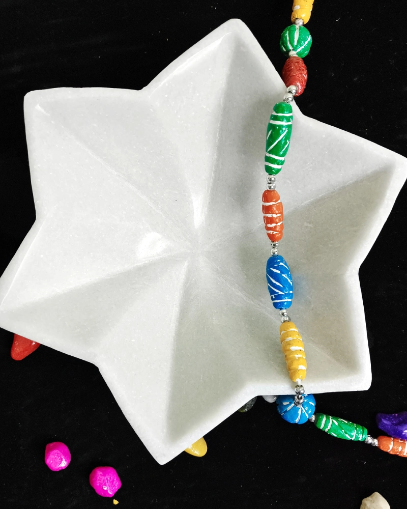 Decorative Star Lotus Shape Ruffle Bowl Fruit Bowl