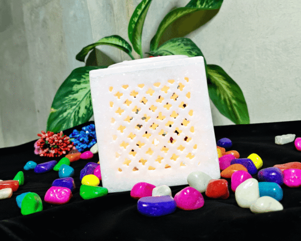 Temple Marble Oil Burner (White) | Candle Aroma Diffuser I Tea Light Holder - Image 4
