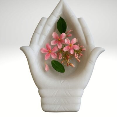 Decorative Praying Hand Marble Bowl