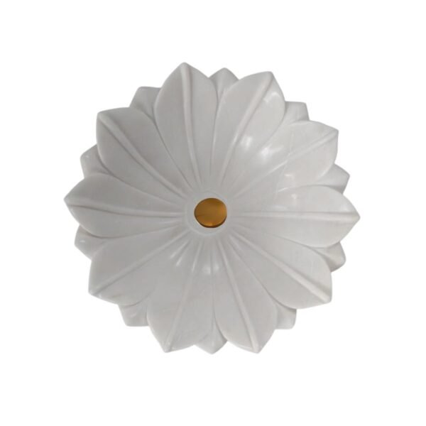 White Flower Marble Wash Basin - Image 4