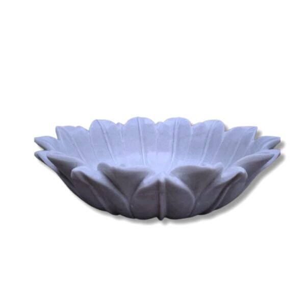 White Lotus Marble Wash Basin - Image 6