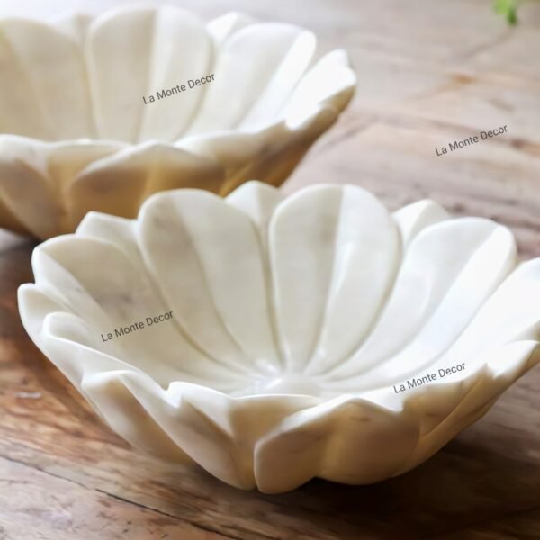 White Lotus Marble Wash Basin - Image 3