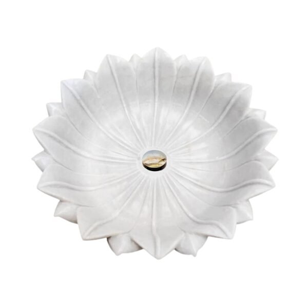 White Lotus Marble Wash Basin - Image 5