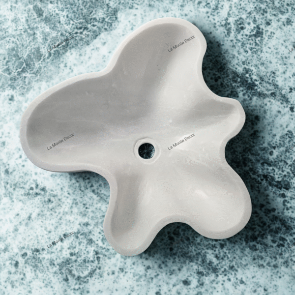 Amoeba Style Marble Wash Basin - Image 5