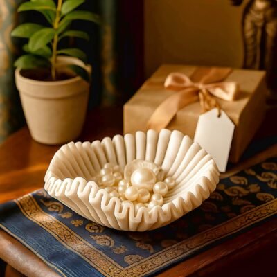 Home Decor Ruffle Bowl
