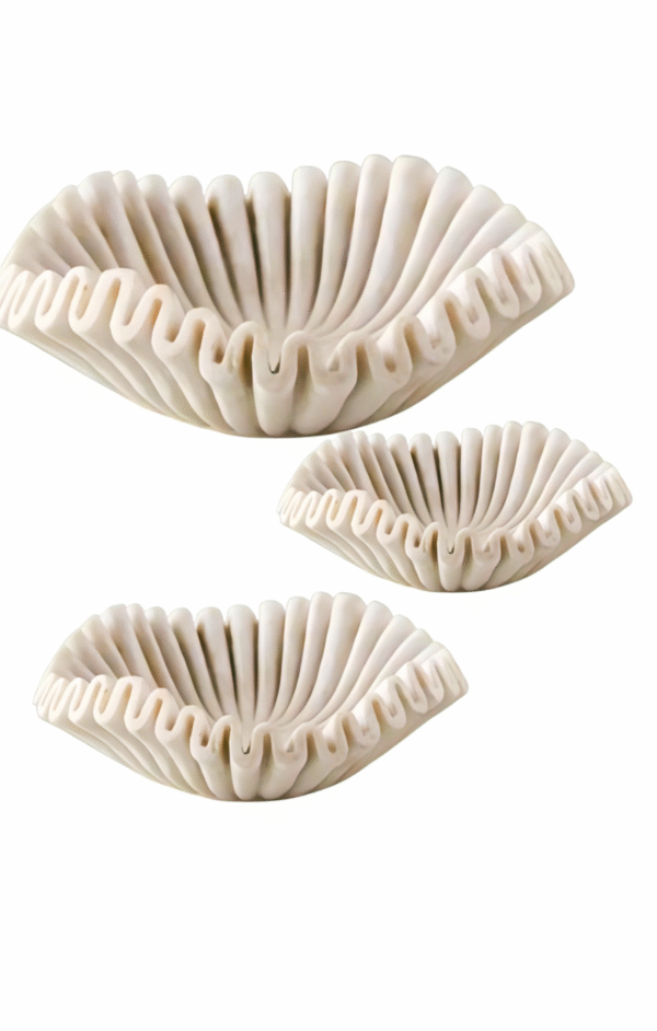 Home Decor Ruffle Bowl - Image 3