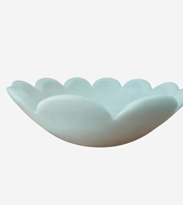 Blossom Carved Marble Wash Basin - Image 3