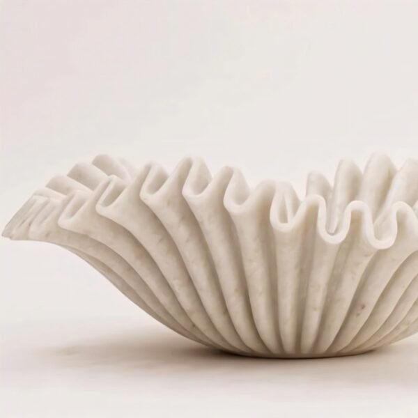 Marble Ruffle Wash Basin - Image 3