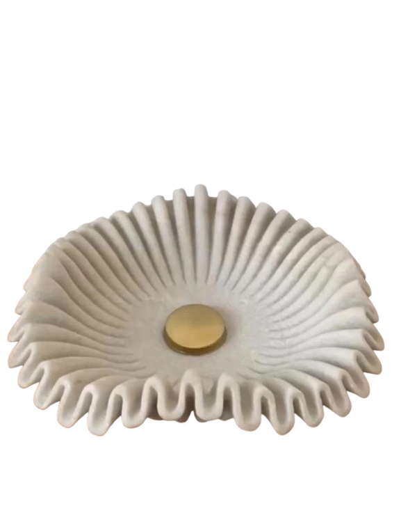 Marble Ruffle Wash Basin - Image 4
