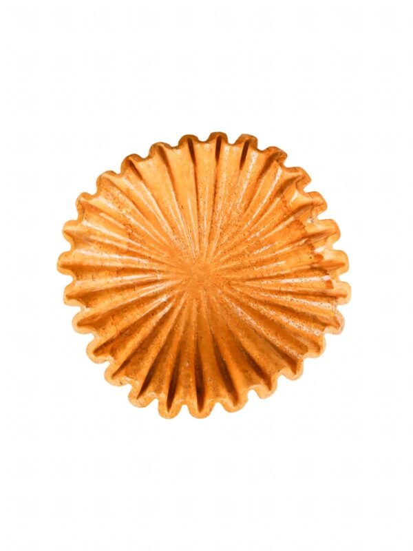 Yellow Marble Ruffle Bowl - Image 2