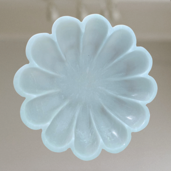 Umbrella Scalloped Marble Bowl - Image 3
