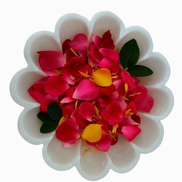 Umbrella Scalloped Marble Bowl - Image 2