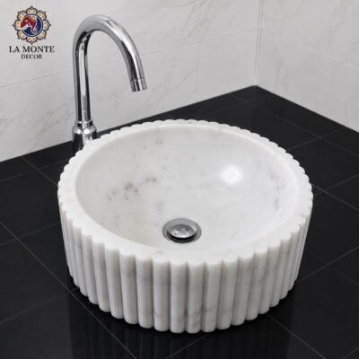 Pearly Marble Sink